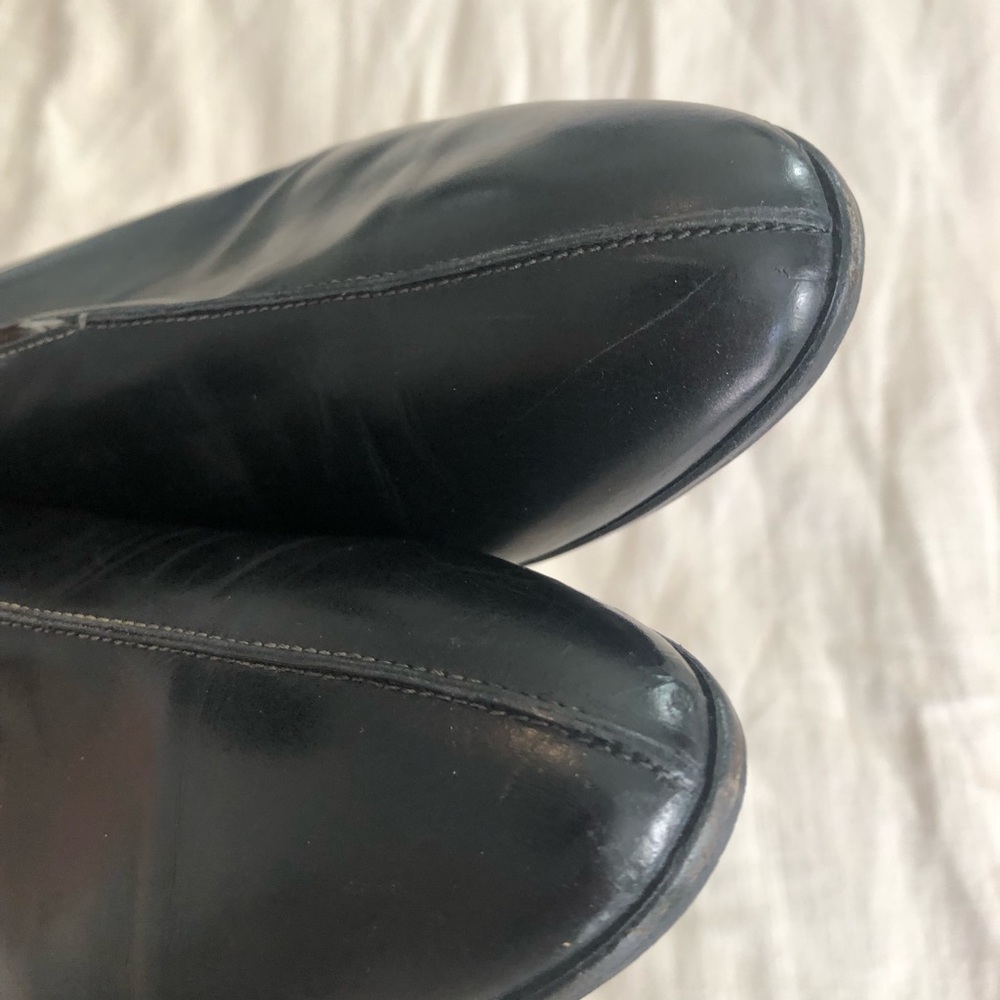 Hermes leather loafers, black, EUC - Picture 10 of 16